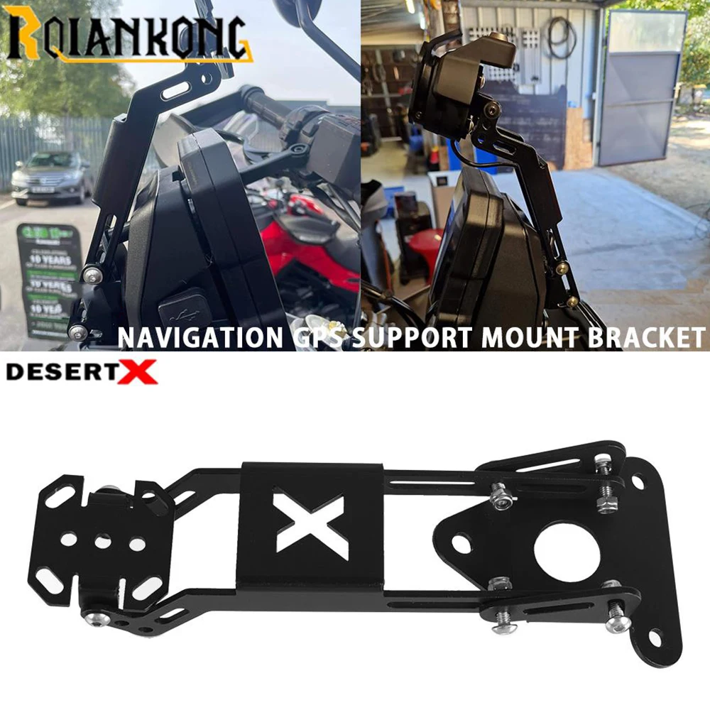 

For Ducati Desert X 2022 2023 Accessories UTILITY AND GPS NAV Mount Desert-X DesertX Navigation Support Mount Bracket Holder