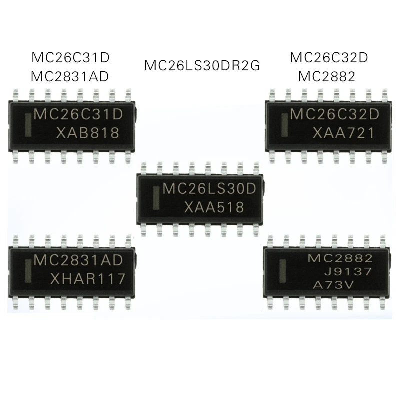 

1PCS MC26LS30DR2G MC2882 MC26C32D MC2831AD MC26C31D