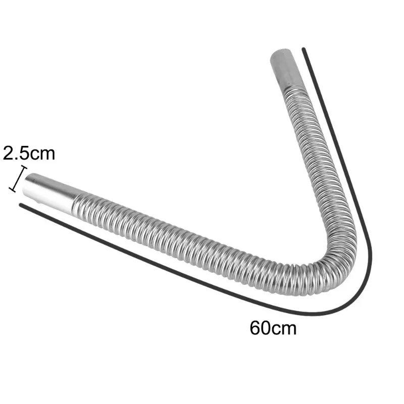 60cm Bellows Car Accessories Exhaust Pipe Tube Air Parking Heater Diesel Vent Tank Replacement For Caravan Truck 4x4 Automotive diesel heater exhaust pipe air diesel heater duct pipe