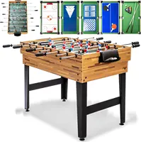 2x4ft 13-in-1 Combo Game Table Set for Home,Combination Tables for Game Room, Friends & Family w/Hockey, Football, Billiards 1