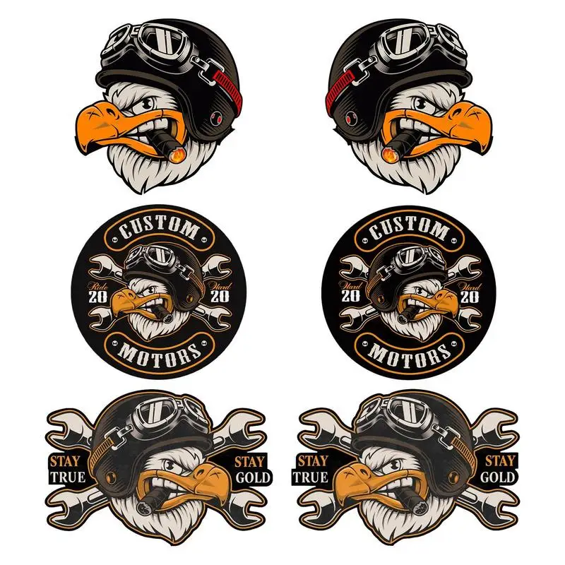 Car Sticker American Eagle Motorcycle Helmet Car Sticker Chopper Bobber Hot Stick Tool Waterproof Vinyl Stickers