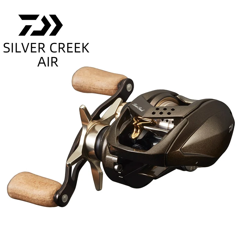 Daiwa Silver Creek Air Tw Stream Mulinello Da Pesca Baitcast Personalizzato Bobina Poco Profonda Rapporto Di Trasmissione 8.5:1 Max Drag 3.5Kg 6 + 1Bb