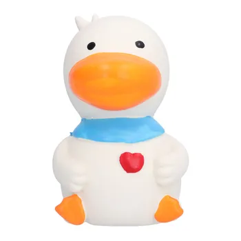 Latex Duck Dog Toys Durable Cute Interactive Funny Squeak Duck Toys for Dog Puppy Chewing PlayingWhite 1