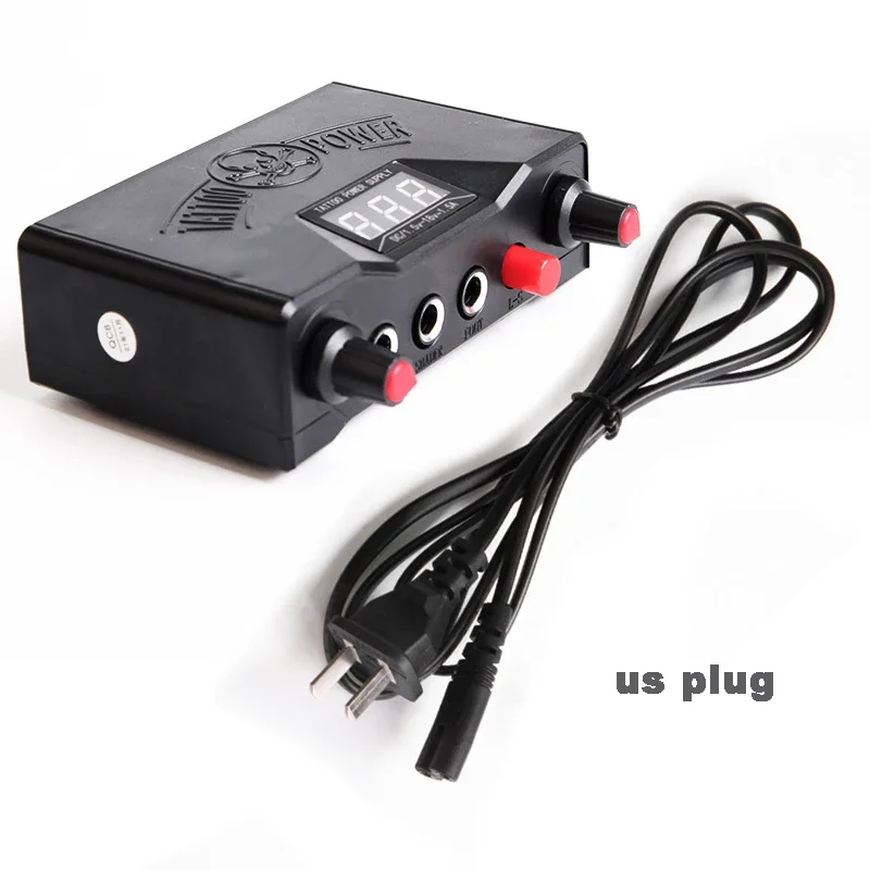 

Professional Digital LCD Tattoo Power Supply Black Lion Tattoo Power Source Makeup Tattoo Machines