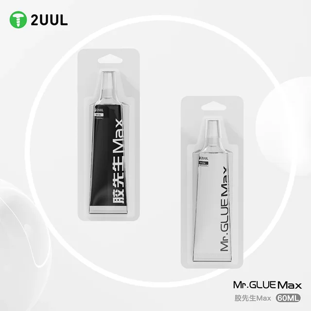 مادة 2UUL MR. Glue Max (حجم كبير 60ml) ابيض واسود 5