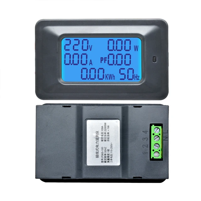 전력 모니터링의 표준을 새로 정의하는 AC110-250V LCD 전압계 전류계 전력 테스터