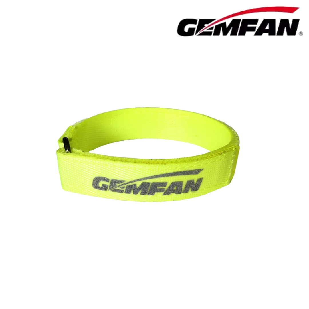 젬팬 미끄럼 방지 직조 리포 배터리 스트랩 케이블 타이 16X250mm 노란색 / 20X250mm 빨간색 고강도 스트랩 FPV 프리스타일 드론용