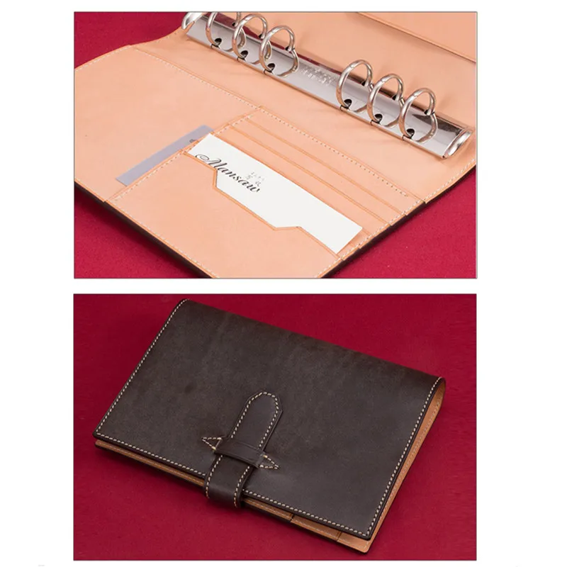 1Set DIY Acrylic Template New Fashion A6 Loose-leaf Notepad Leather Craft Pattern DIY Stencil Sewing Pattern 10.5cm*14.8cm