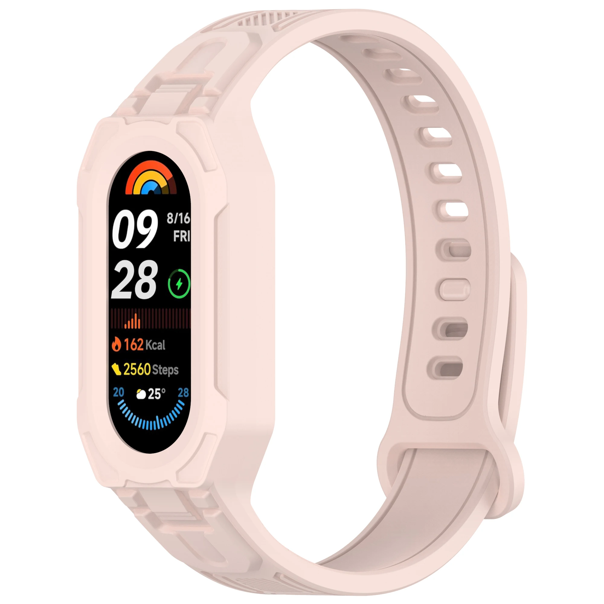 Enhanced Sport Bracelet Wristband with Silicone Strap and Case
