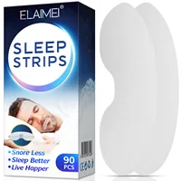 ELAIMEI Anti Snoring Sleep Strips Disposable Gentle Mouth Tape for Better Nose Breathing Reduce Mouth Dryness Sore Throat 1