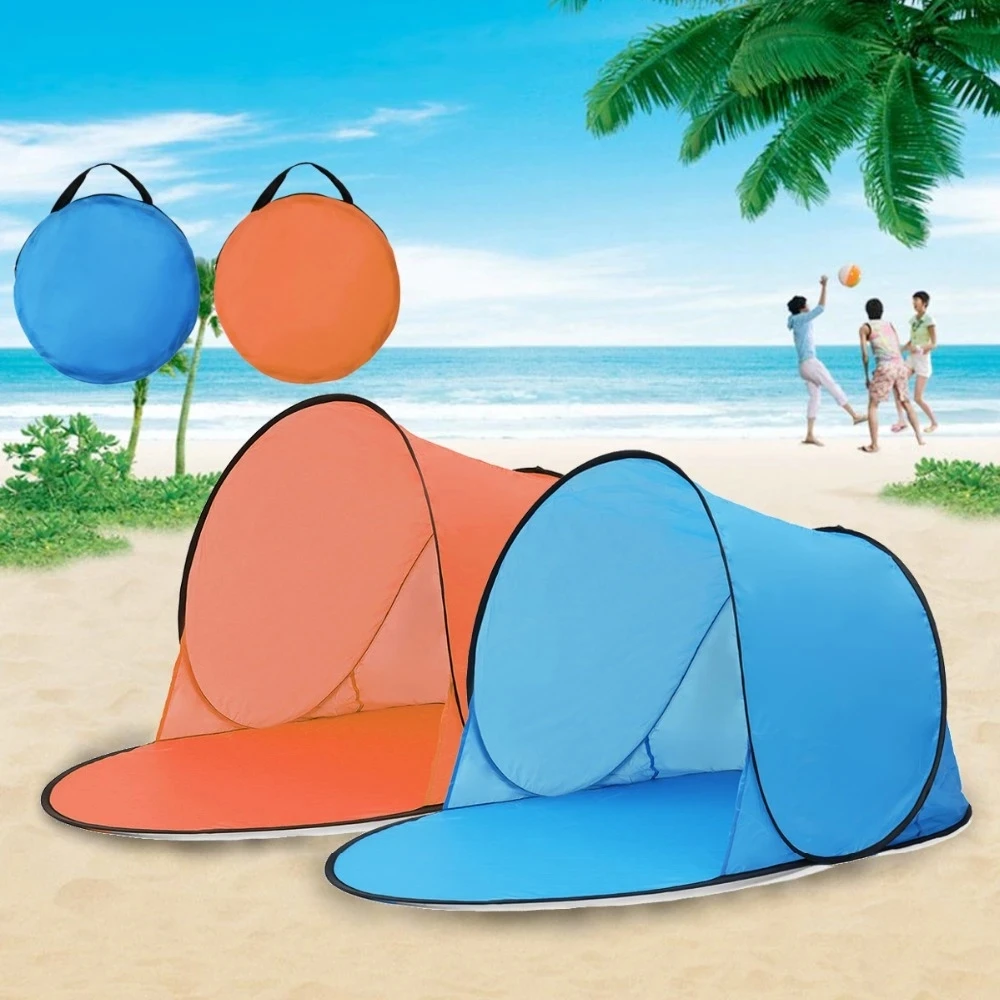 

New Beach Tent Children Waterproof Sun Awning Tent UV-protecting Sunshelter Baby Swimming Pool Outdoor Camping Sunshade Beach
