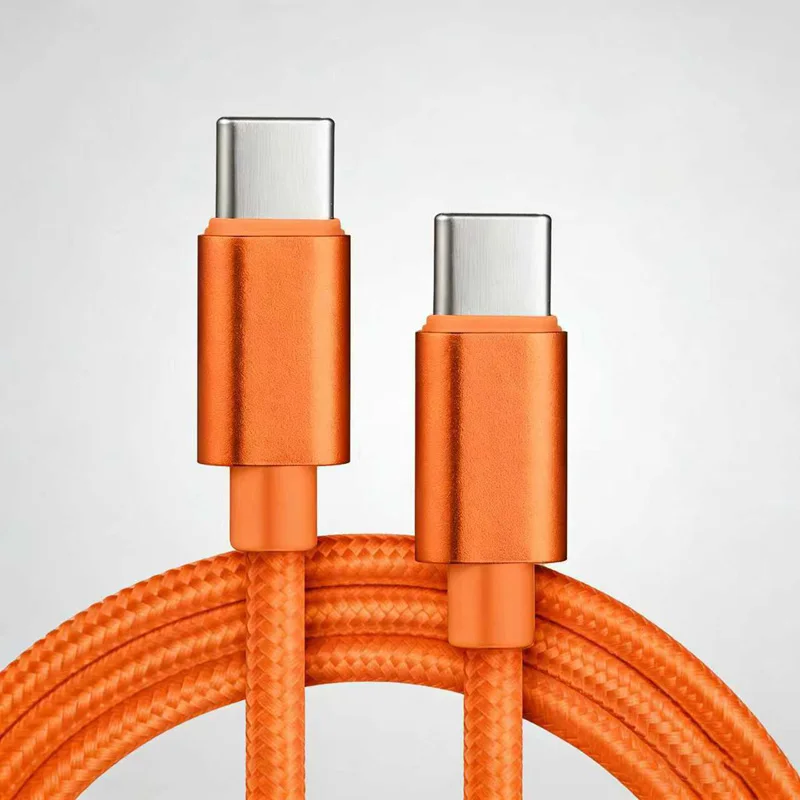 Premium 66W 5A Nylon Fast Charging USB-C to USB-C Cable - Available in 1m, 2m, and 3m Lengths