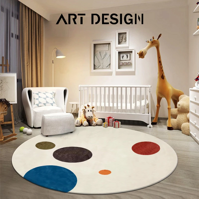 Children's Round Rug Nordic Round Rug Carpet Round Carpets Rugs Carpet