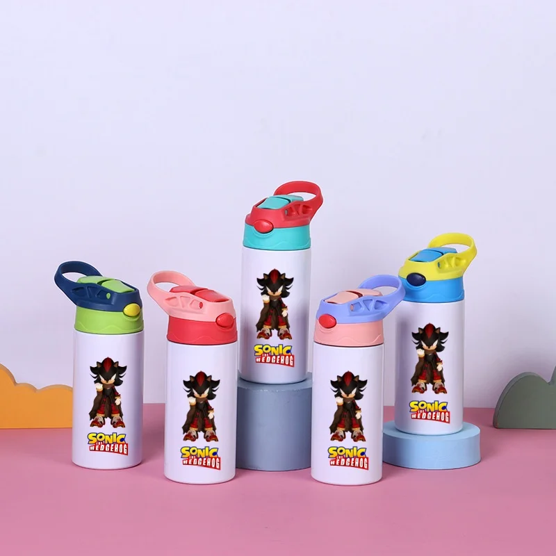 thumbnail image 1 of Taza con pajita de acero inoxidable 304 de Sonic Hedgehog, popular anime, hermosa taza de agua, taza deportiva informal, hermoso regalo para amigos, 1 of 5