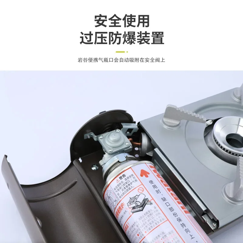 Mini Portable Gas Stove Portable Gas Casca Magnetic Stove Home Picnic Outdoor ZM-8M