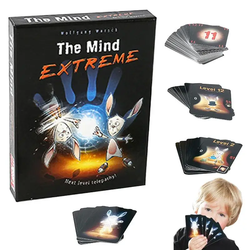 

The Mind Card Game Party Puzzle Board Game Card Team Experience Interactive Game Multiplayer Board Games The Mind English Cards