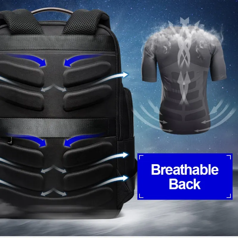 BOPAI Wholesale Wholesale Bopai Travel Usb Charging 15.6 Inch Laptop Men Business Sports Mochilas Custom Logo Anti Theft Noteboo 4