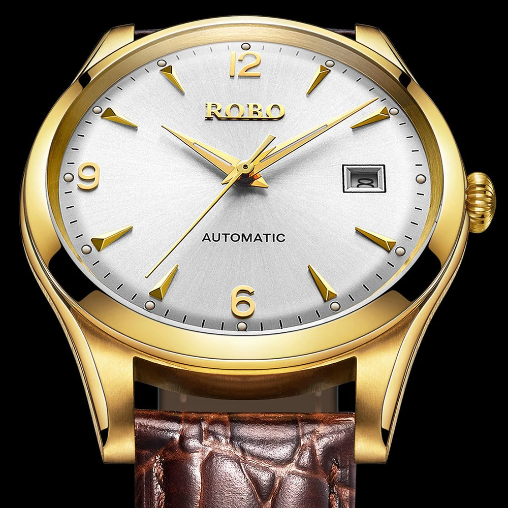 Dress Watches Men Automatic 40mm Mechanical Wristwatches Vintage Miyota