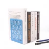 2 Pcs Streaks Hollow Book Ends Heavy Book Iron Stand Shelf for Shelves Duty Bookend Book rack Stand Iron Home Desk Stationery 4