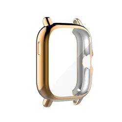 Premium TPU Full Screen Protector Case for Smartwatches - High-Quality Protective Cover & Shield (Rose Gold)
