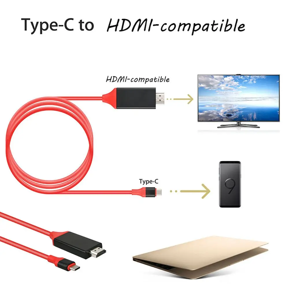 PC º ޴ USB C 3.1 HDMI ̺, 4K C Ÿ HDMI , 2m