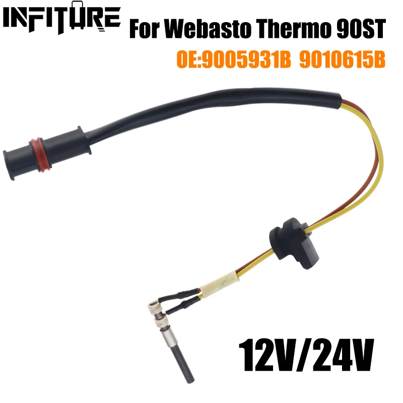 Car Diesel Parking Heater Glow Pin Glow Plug for Webasto Thermo 90ST 12V/24V 9010615B Truck RV Diesel Parking Heater 9005931B