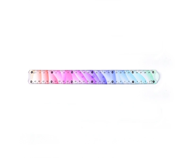 Clear Plastic Ruler 6 Inch Pack - Shatterproof, Inches & Centimeters, Assorted Colors (8 Pack)