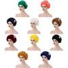 African Turban Cap for Women Headwear for Wedding Party Female Head Wraps Bonnet Headband Hat New Fashion
﻿ 2