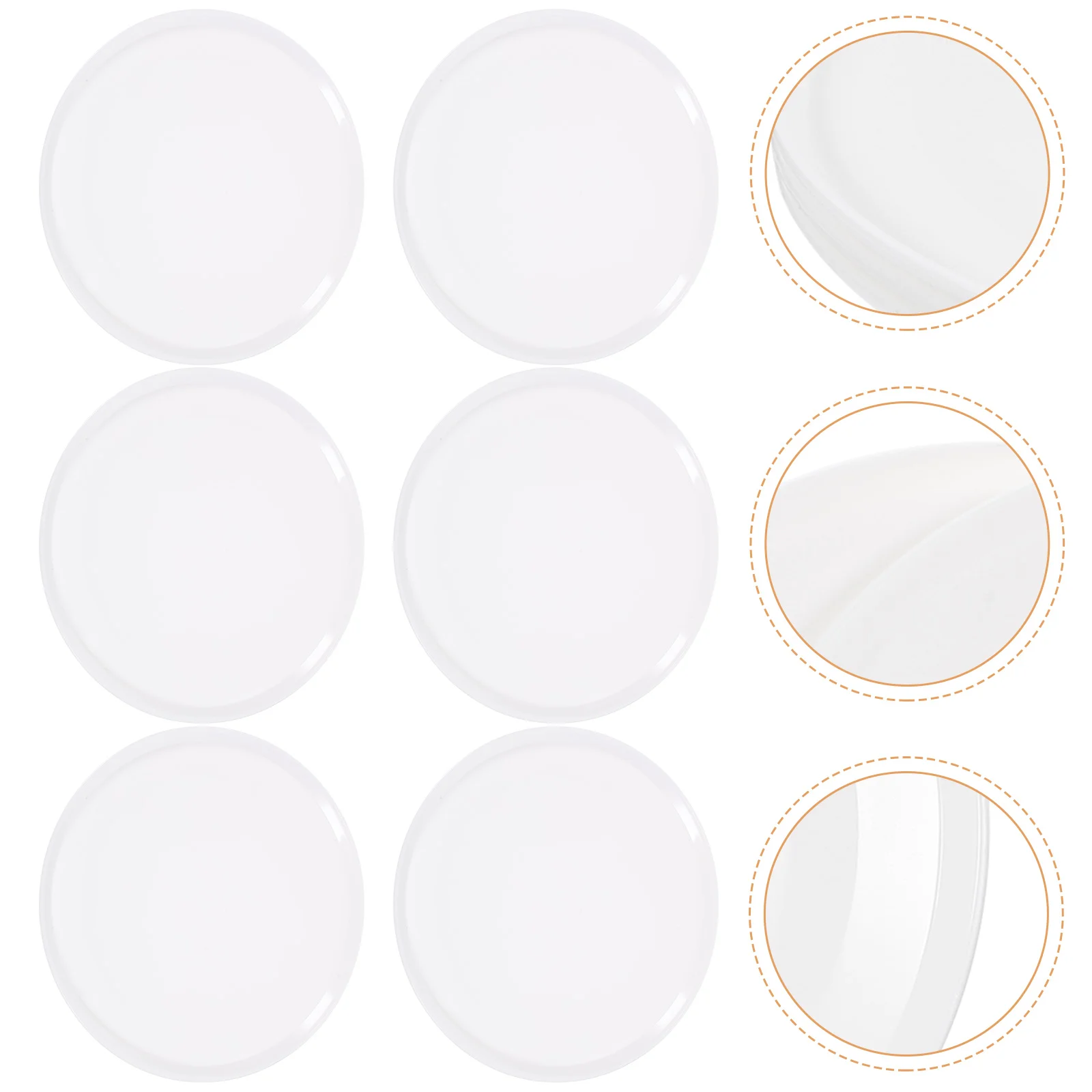 

Plastic Planter Tray Drip Plates to Catch Water Pots Trays for Indoor Plants Window Sills Flower Drain Pan