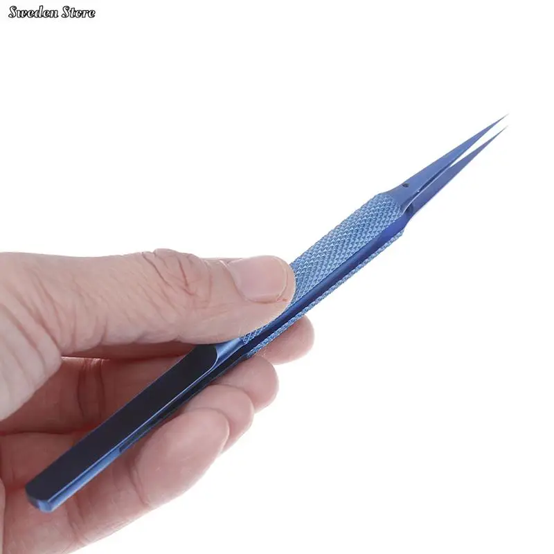 Titanium Alloy Tweezers Repair Tool 0.15mm Edge Precision Fingerprint Tweezers For Picking Tools tweezer tool precision tweezers phone repair tweezers
