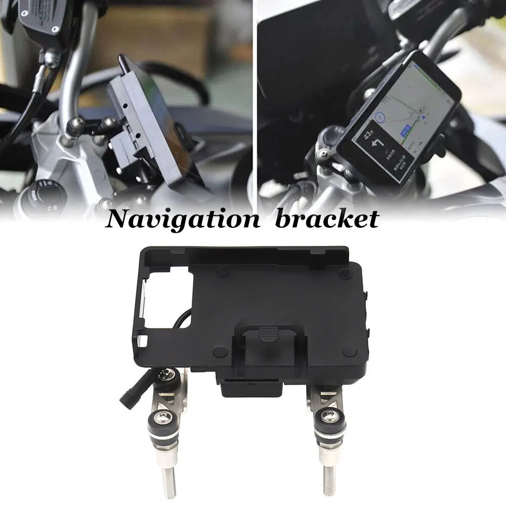 Motorcycle Accessories handlebar mobile phone Navigation bracket For BMW R1200R F750GS F850GS F800GS F700GS Lossless line