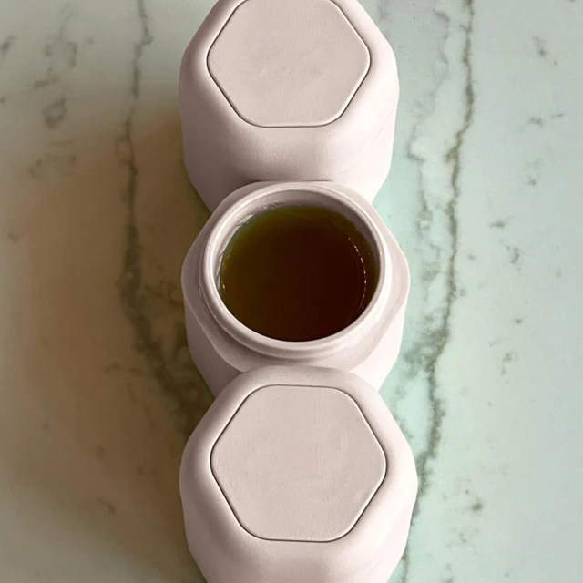 Magnetic Travel Cosmetic Jars 3 Piece Refillable Set 4