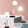 Cartoon Bear Table Lamps Boy Girl Bedroom Bedside Illumination Creative Study Reading Table Lights Children's Room Bear Lamp G9 1