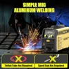 Multi-Process Aluminum MIG Welder Gas/Gasless Flux Core Stick TIG Welding Machine LCD Display Kit 2