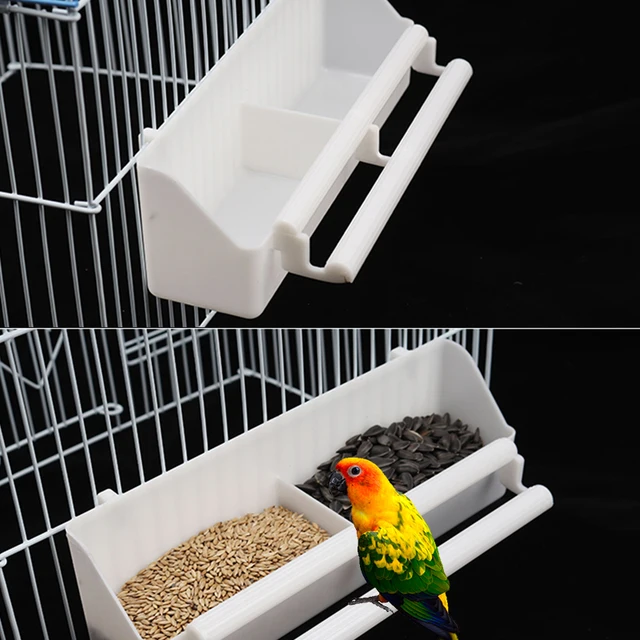 Bol de nourriture et d eau pour oiseaux 2 en 1 double tasse d alimentation Cage