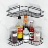 Aluminum Alloy Bathroom Shelves No-drill Corner Shelf Shower Storage Rack Holder Toilet Makeup Organizer for Shampoo Wall Supply 3