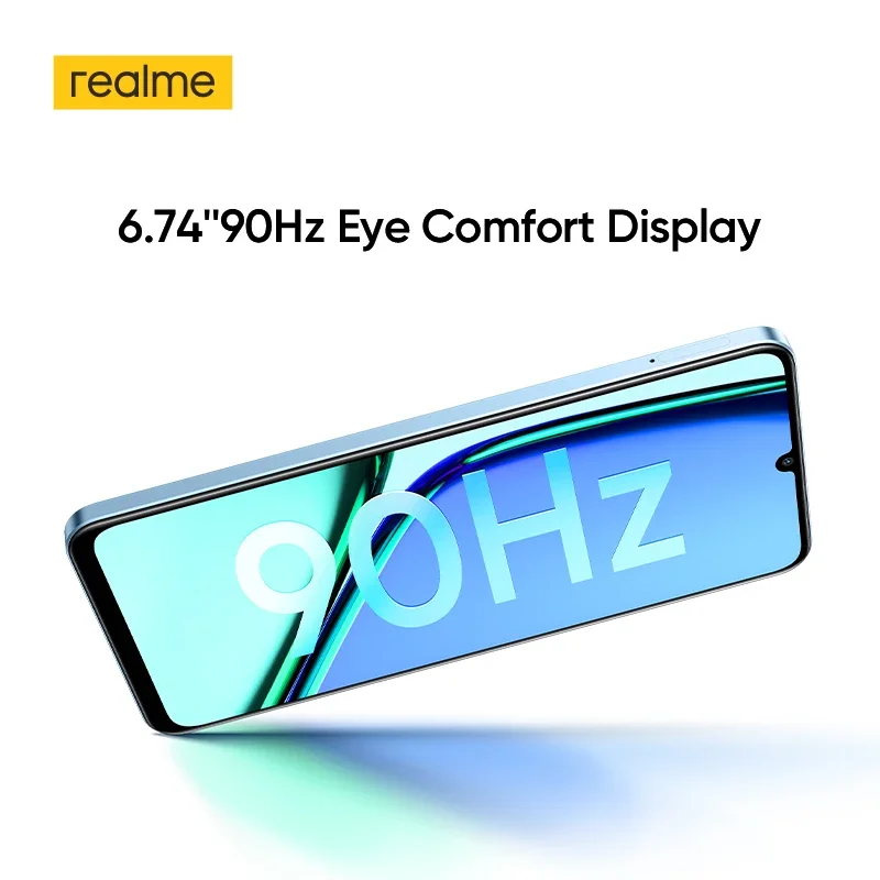 Realme-note 60スマートフォン,6.74インチ,90Hzディスプレイ