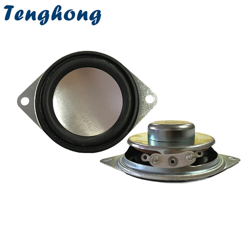Tenghong 2pcs 50MM Waterproof Full Range Speaker 4 8 Ohm 3W Dual Ear 16 Core 2 Inch Loudspeaker For Home Theater DIY