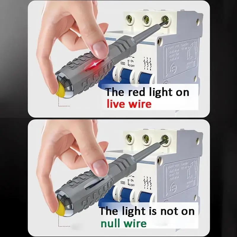 Intelligent Voltage Tester Pen Electricity Tester Screwdriver Magnetic Voltage Tester Screwdriver Detector With Light Display