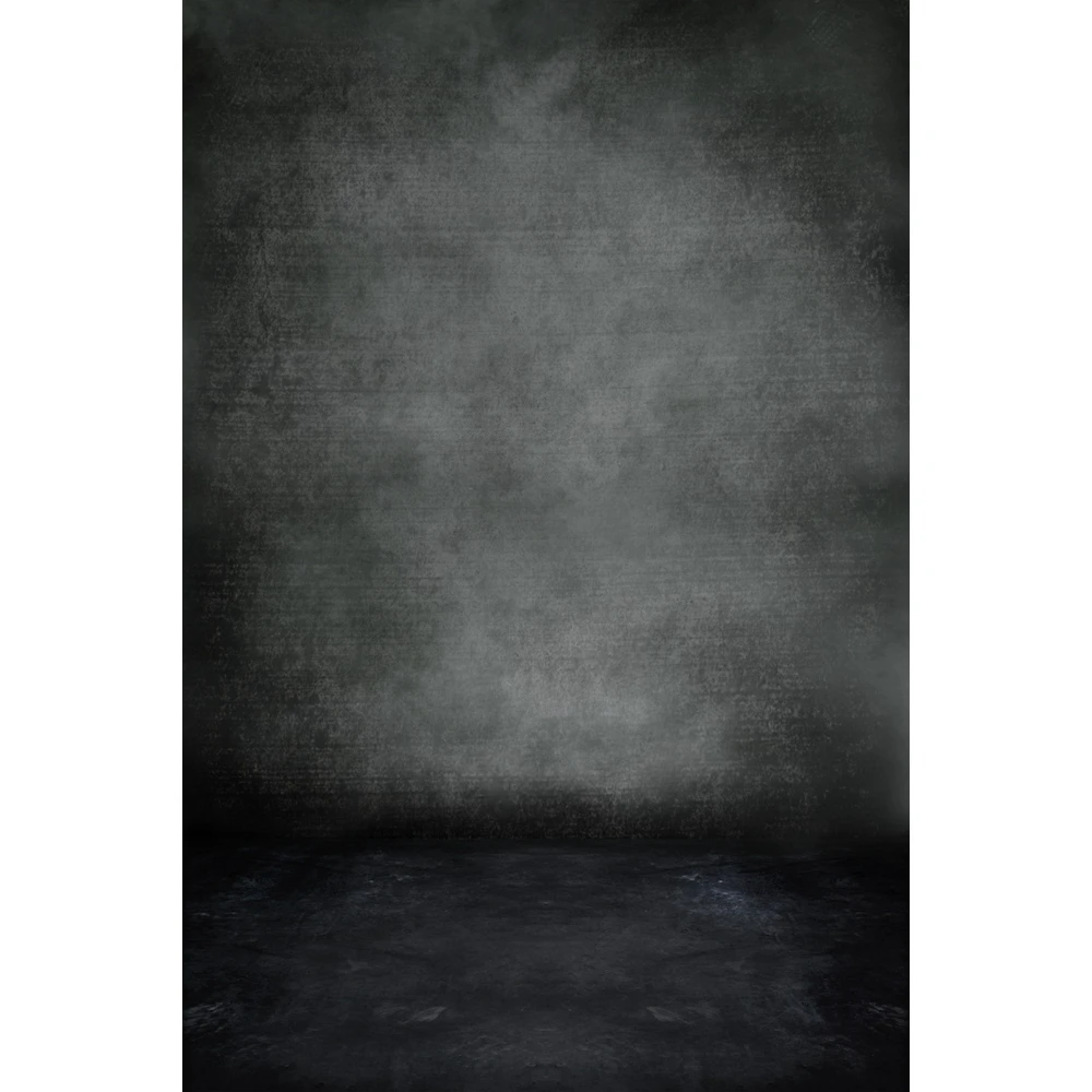 Black Gray Solid Gradient Abstract Photography Backdrop