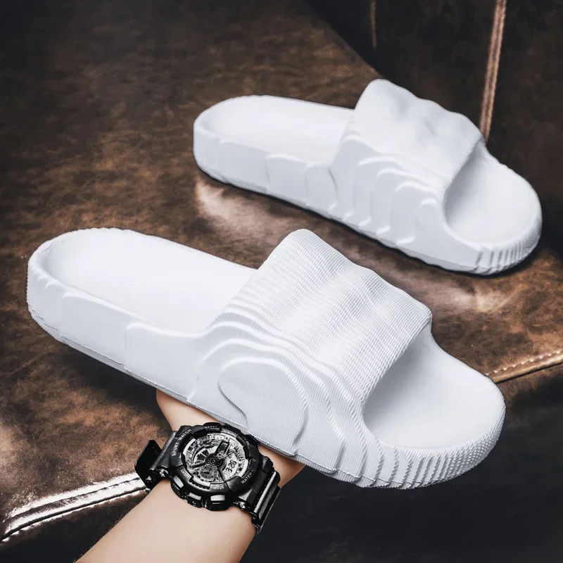 EVA Indoor Slippers Summer Outer Wear Couple Home Use Coconut Slippers Motorcycle Protective Boots One-Piece Rubber motorcycle slippers