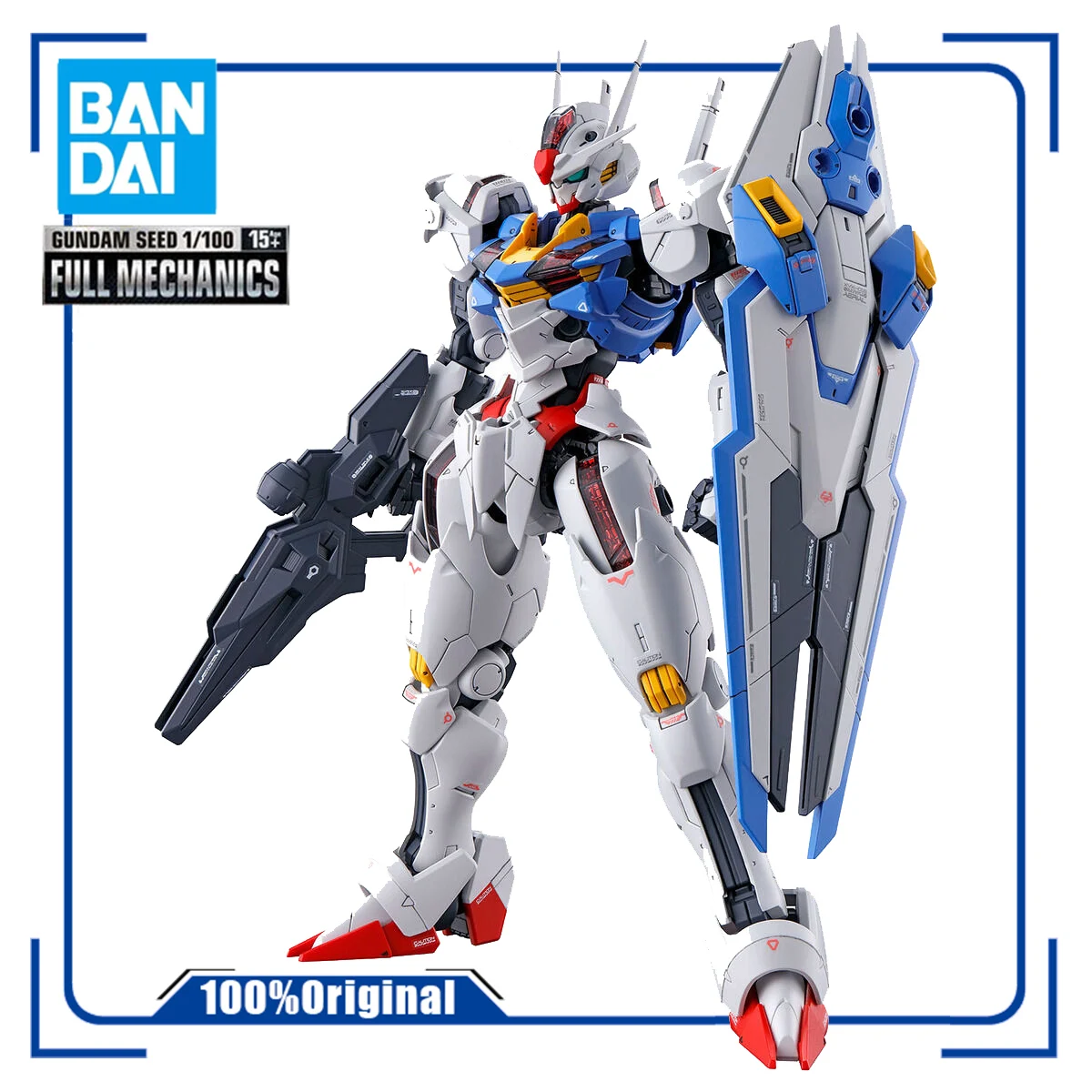 

BANDAI FM 1/100 Mobile Suit Gundam: The Witch From Mercury GUNDAM AERIAL Assembly Model High Quality Collectible Robot