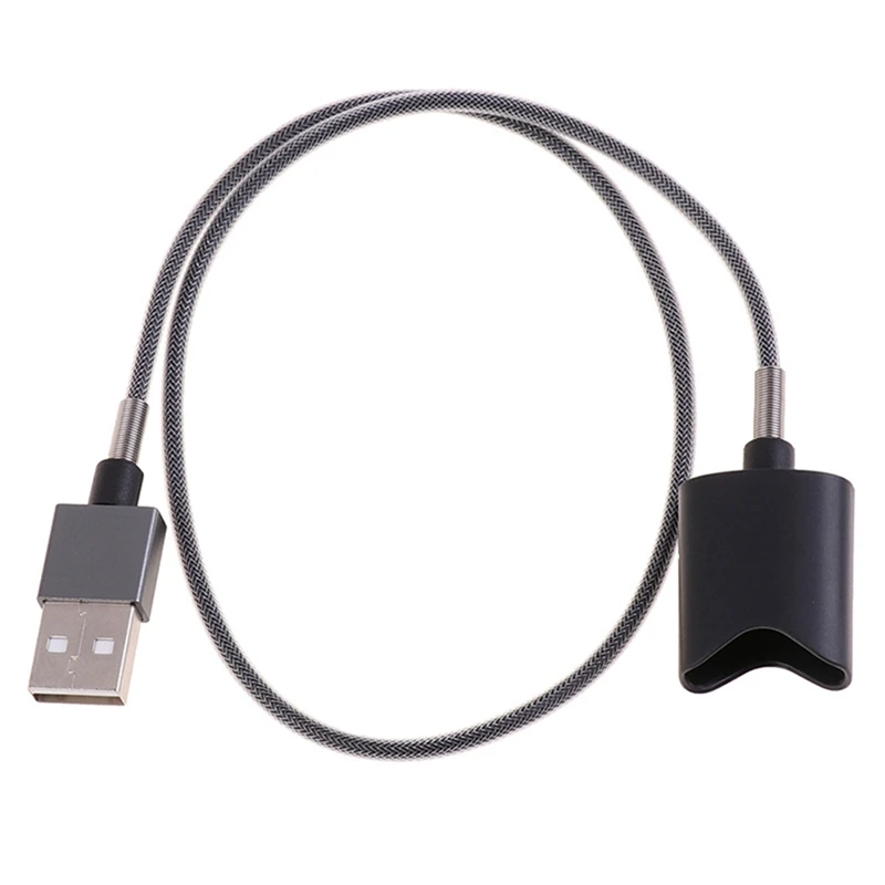 【T62C】자석 충전기 코드용 USB 인터페이스 충전 케이블 범용 디자인 45cm(회색 USB-A)