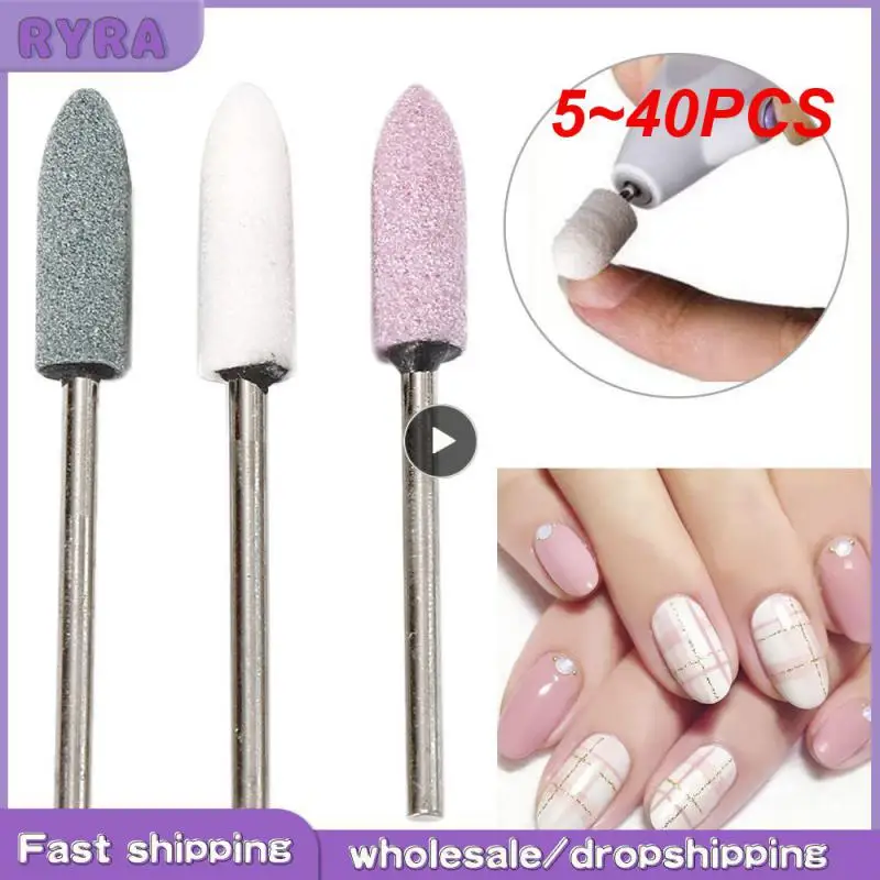 

5~40PCS Grinding Head Bit Polishing Head Wheel Abrasive Mounted Stone 3*8mm For Rotary Tools Electric Grinder Accessories