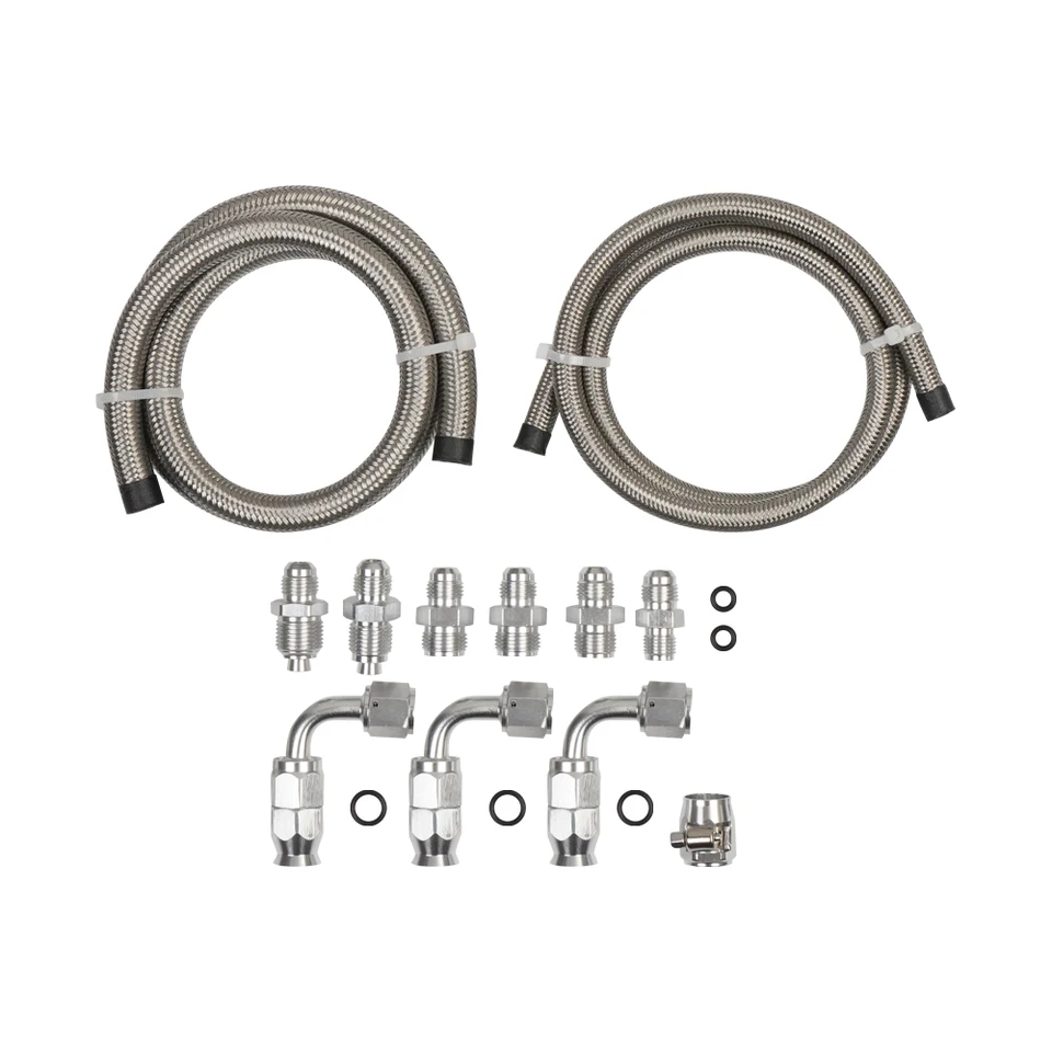 3mirrors AN Power Steering Hose Kit For LS Swap CHEVY C10 - GM Type II