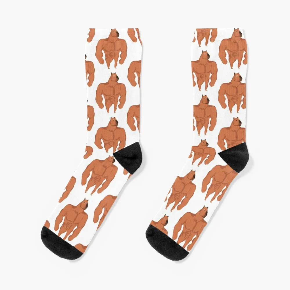 Buff Capybara Socks sports and leisure sport Christmas Mens Socks Women's велобандана buff dryflx r