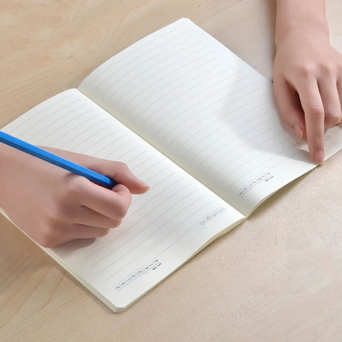 Rainbow Collection: Minimalist Portable A4/A5 Solid Color Notebook Set - 8 Vibrant Colors