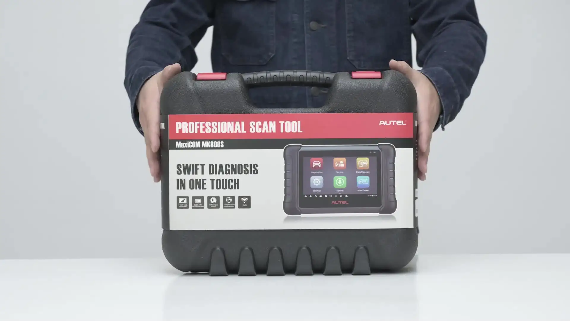 車診断ツール Autel MaxiCOM MK808 MK808S OBD2 スキャナ双方向制御