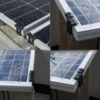 Clips de Drainage d'eau pour panneaux solaires, 30/35/40mm, 10 pièces, Modules photovoltaïques, Clips de nettoyage pour vidange d'eau, fournitures d'énergie solaire 2