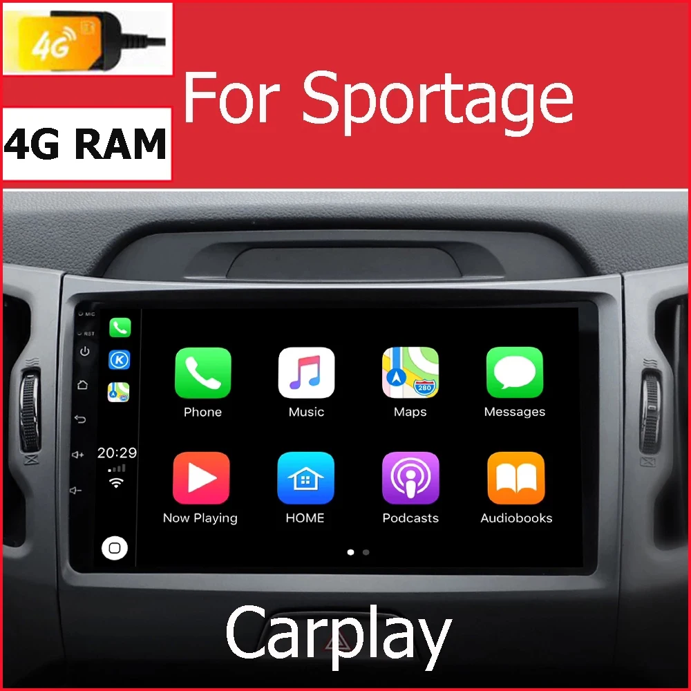 Sistema de reproductor Multimedia inteligente para coche, CON NAVEGADOR Gps autorradio, Radio